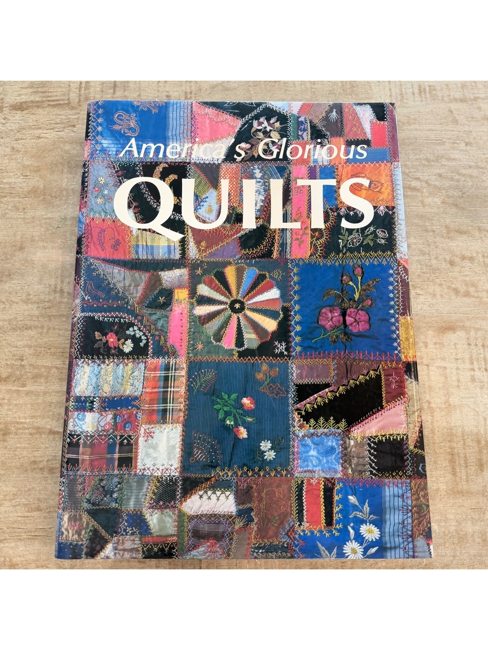 Americas Glorious Quilts 1987 Oversized Hardcover Coffee Table Book Duke Harding